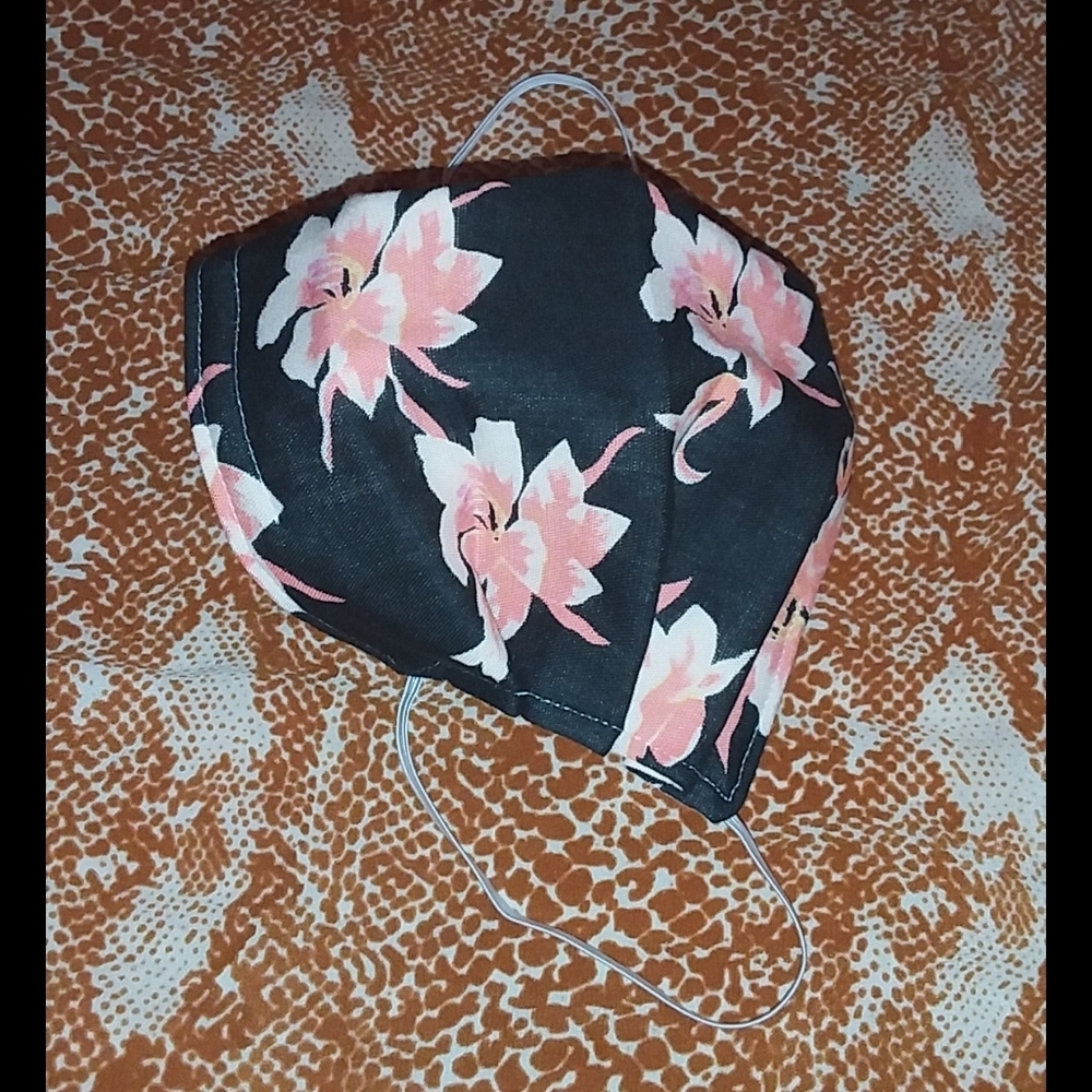 Acacia Aloha custom cloth face mask swimwear black vintage - Picture 2 of 6